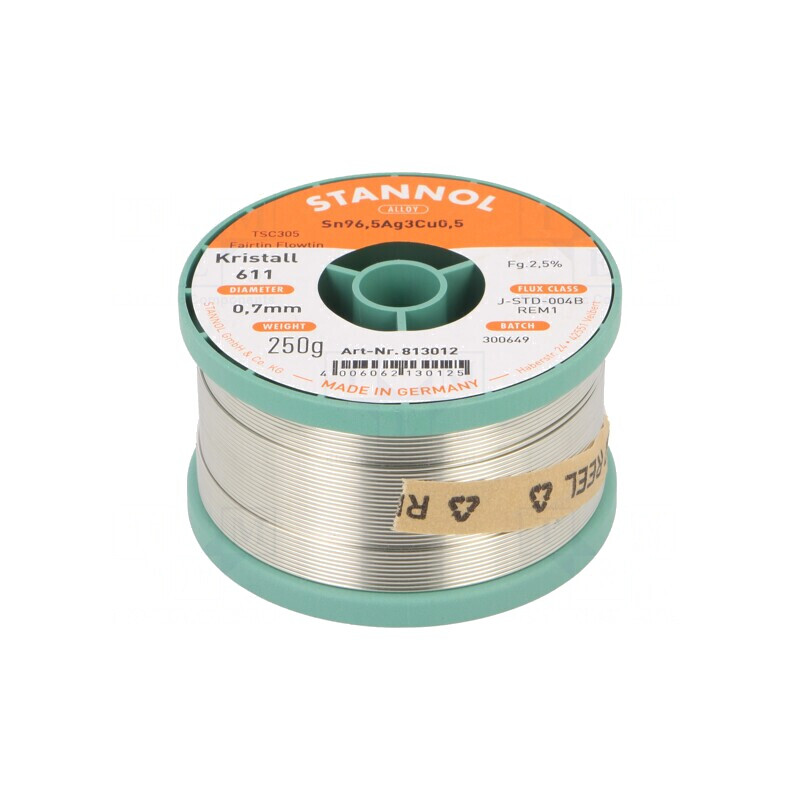 Sârmă de lipit fără plumb 0,7mm 250g | Electronic-mag.ro | Componente Electronice
