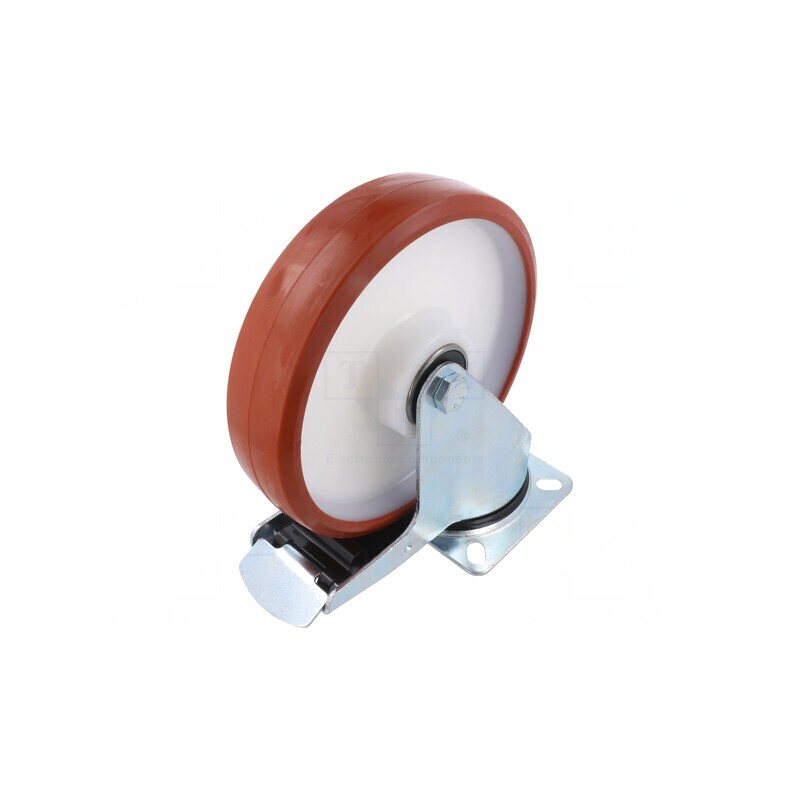 Roată de transport poliuretan 200mm 350kg | Electronic-mag.ro | Componente Electronice