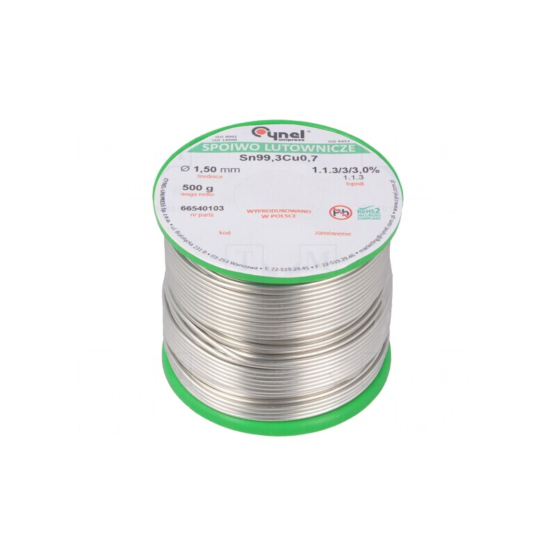 Sârmă de lipit fără plumb 1,5mm 500g | Electronic-mag.ro | Componente Electronice