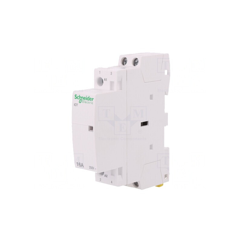 Contactor 2-poli 16A 24VAC NO IP20 -5÷60°C | Electronic-mag.ro | Componente Electronice