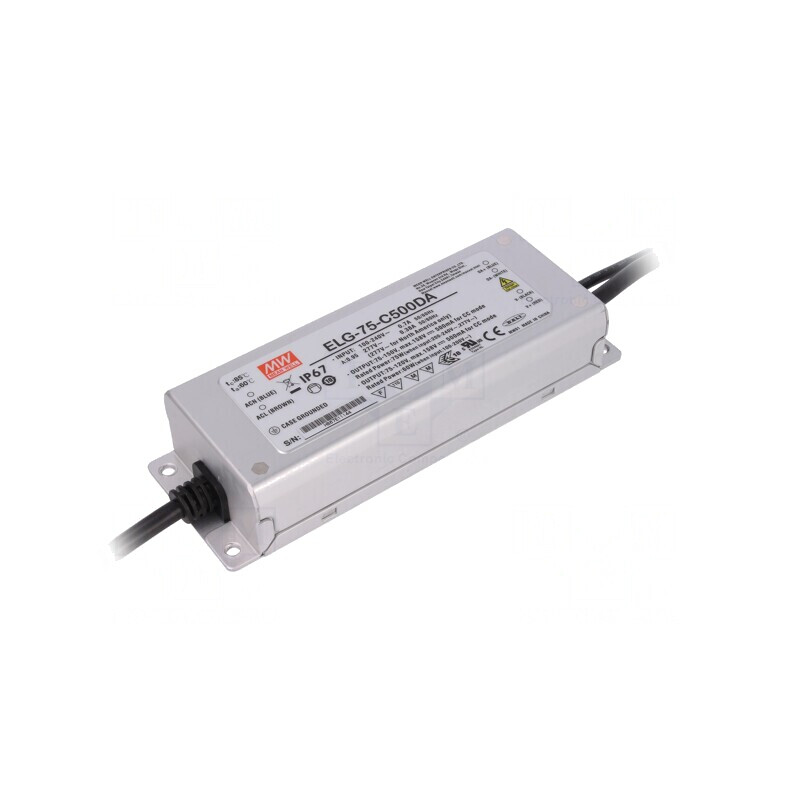 Alimentator LED DALI 75W 75-150VDC | Electronic-mag.ro | Componente Electronice
