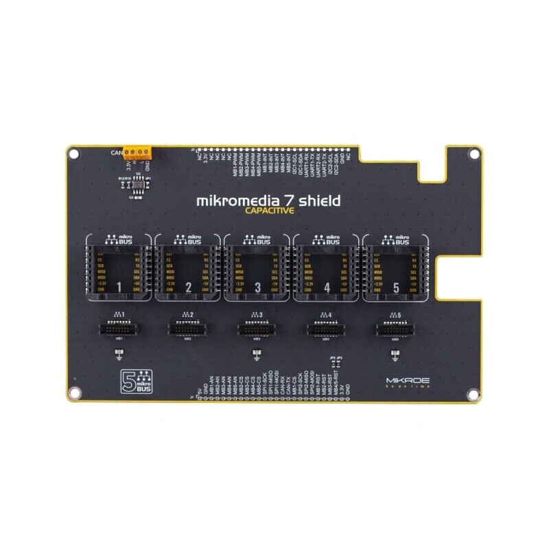 Conectori Multiadaptor Protoboard pentru Mikromedia 7 Capacitive Shield | Electronic-mag.ro | Componente Electronice