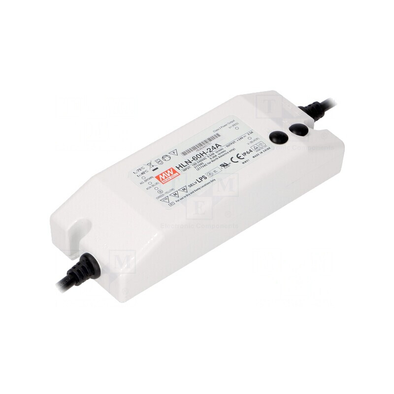 Alimentator LED 60W 24V 2,5A IP64 | Electronic-mag.ro | Componente Electronice