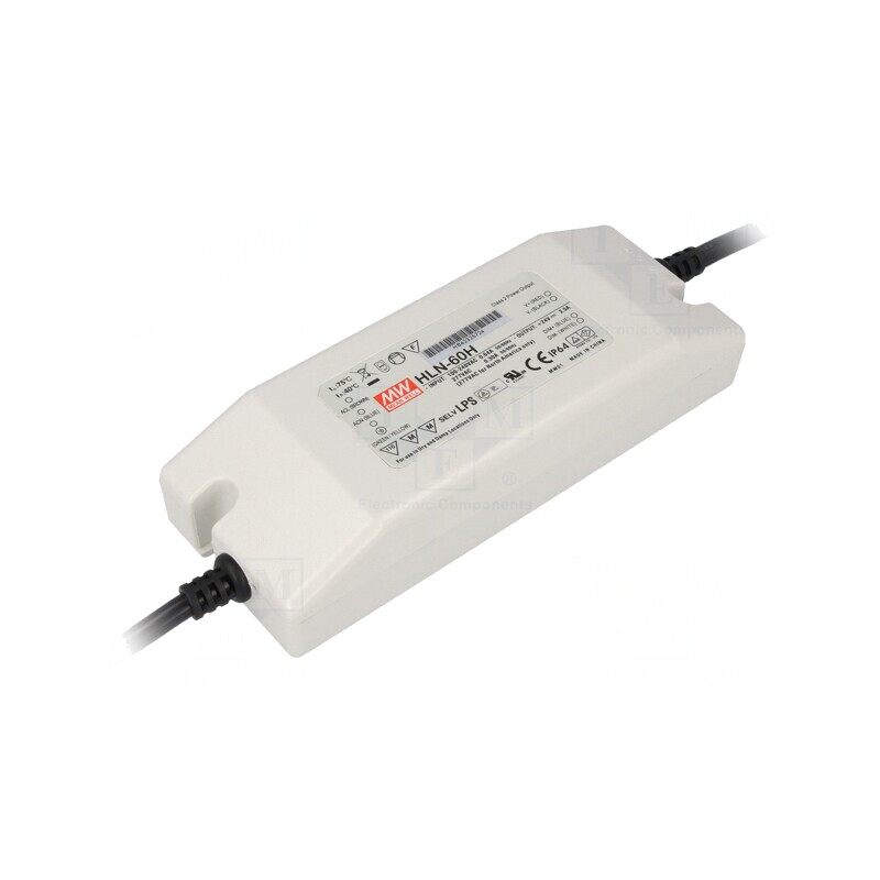 Alimentator LED 62,4W 48VDC IP64 | Electronic-mag.ro | Componente Electronice