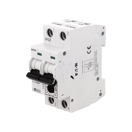 Întrerupător Motor 0,75kW 220-440VAC pentru Șină DIN IP20 | Electronic-mag.ro | Componente Electronice