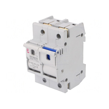 Separator cu Fuzibil D02 pentru Șină DIN 63A 230/400VAC | Electronic-mag.ro | Componente Electronice