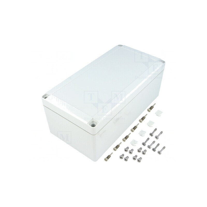 Carcasă universală ABS gri 124x244x97 mm | Electronic-mag.ro | Componente Electronice