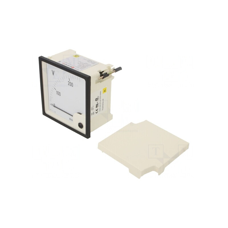 Voltmetru Panou 0-250V Clasa 1.5 96x96mm | Electronic-mag.ro | Componente Electronice