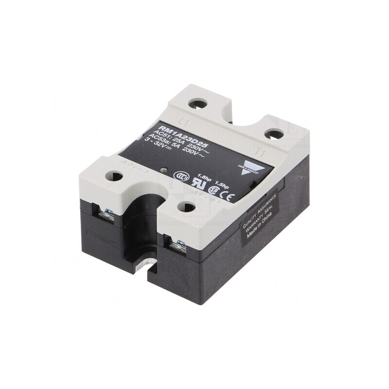 Releu Semiconductor 25A 1-Fazat 3-32VDC 24-265VAC | Electronic-mag.ro | Componente Electronice