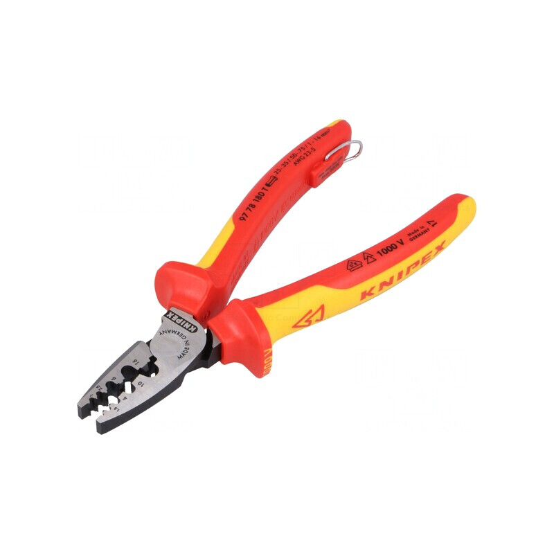 Cleste de Sertizare Izolat pentru Electricieni 0.25-16mm2 | Electronic-mag.ro | Componente Electronice