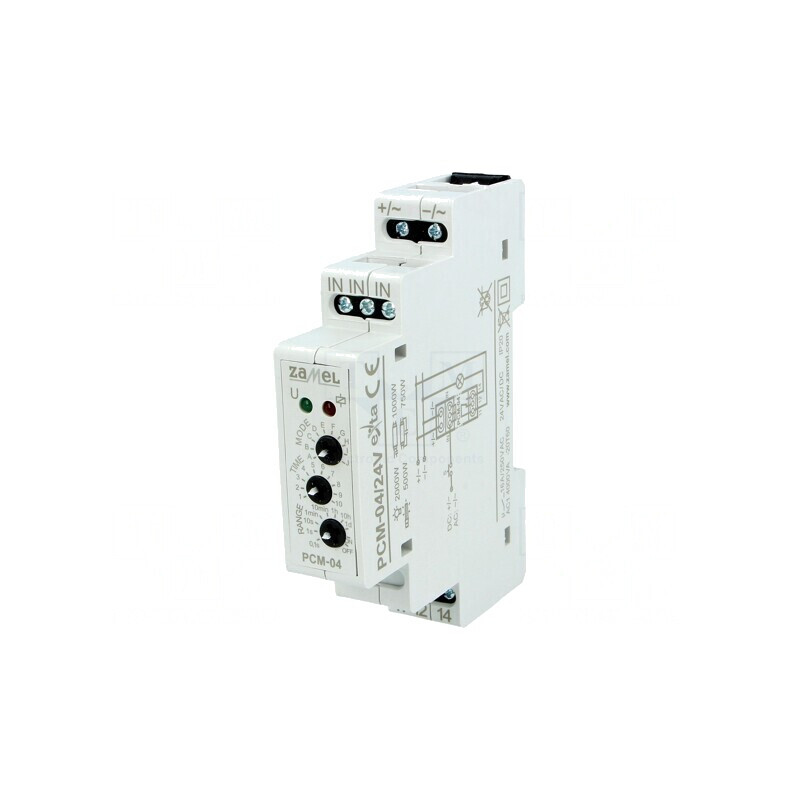 Timer PCM-04/24V SPDT 250VAC 16A 24VAC 24VDC | Electronic-mag.ro | Componente Electronice