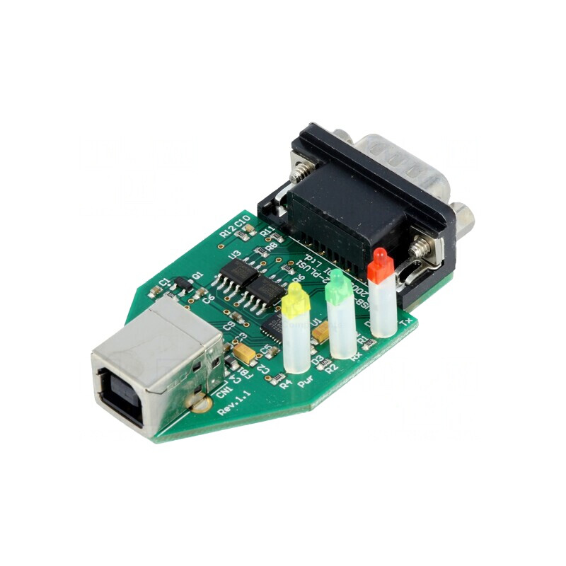 Modul USB RS422 cu LED și Conector D-Sub 9pin | Electronic-mag.ro | Componente Electronice