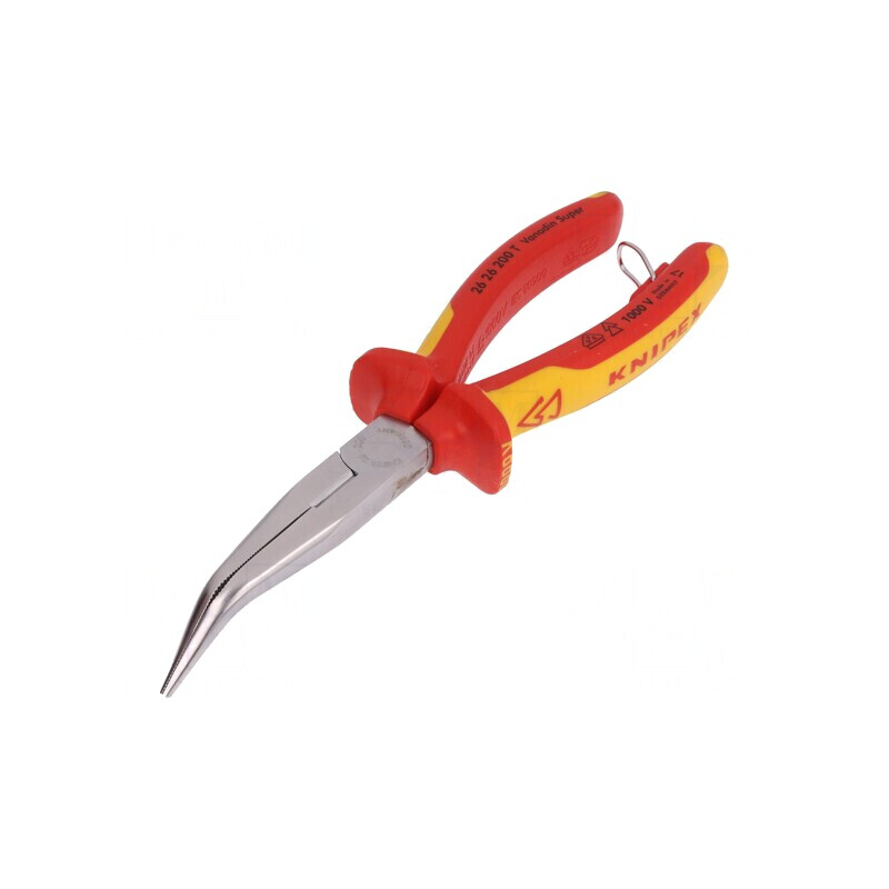 Clești Izolați Curbați 200mm Oțel | Electronic-mag.ro | Componente Electronice