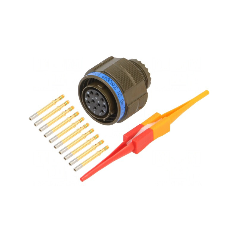 Conector Militar 13 MIL-DTL-38999 Series III Oliv | Electronic-mag.ro | Componente Electronice