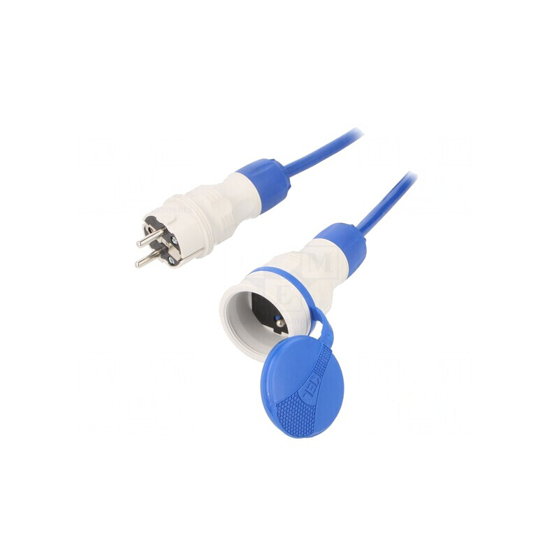 Prelungitor electric albastru 10m 16A | Electronic-mag.ro | Componente Electronice