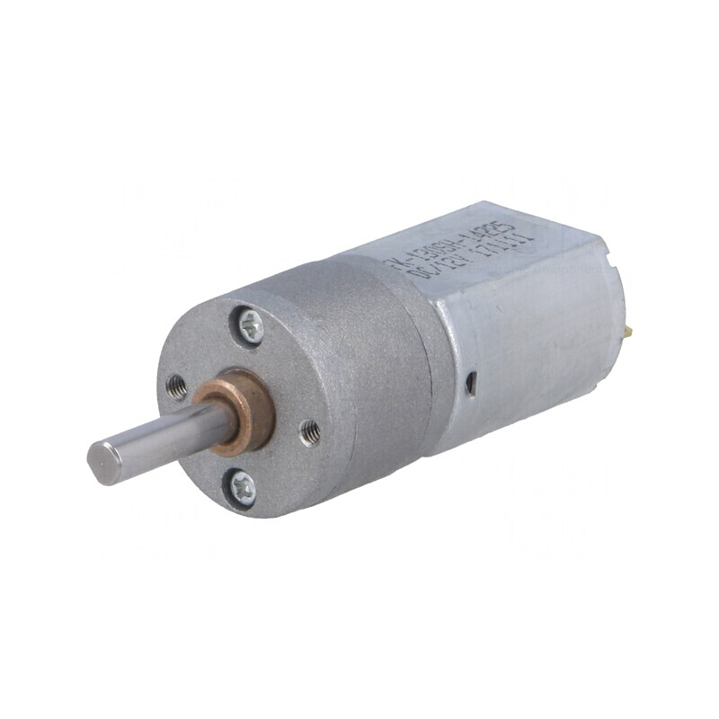 Motor DC cu Transmisie 12V 1,6A Ax D 63:1 Metal 20x43mm | Electronic-mag.ro | Componente Electronice
