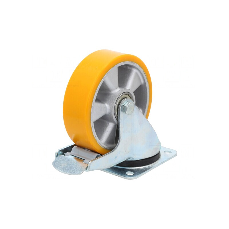 Roată de transport poliuretan 160mm 500kg | Electronic-mag.ro | Componente Electronice
