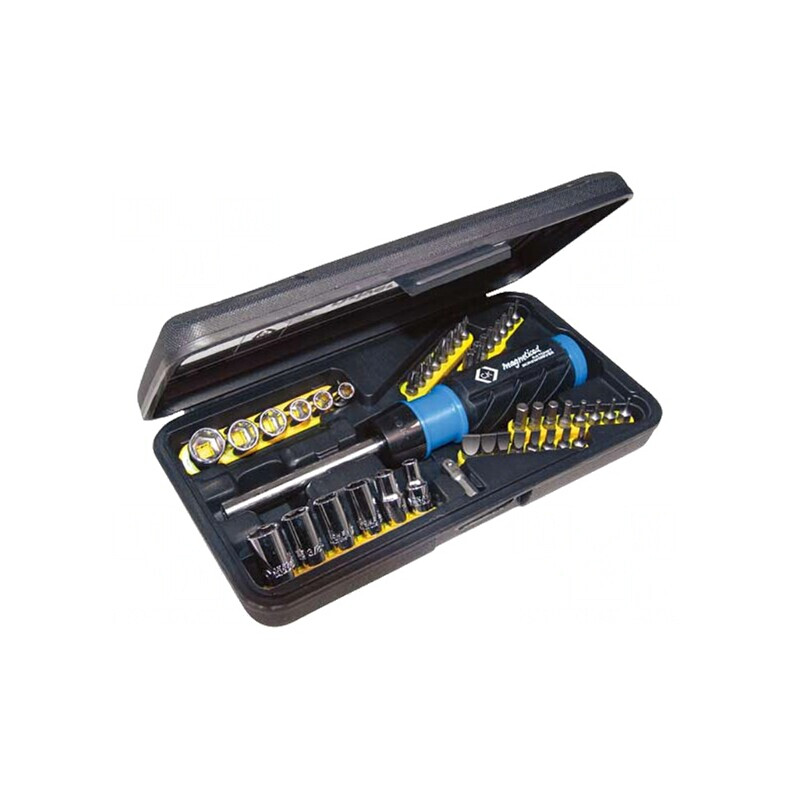 Kit Chei cu Mâner Magnetic 46 Buc. | Electronic-mag.ro | Componente Electronice