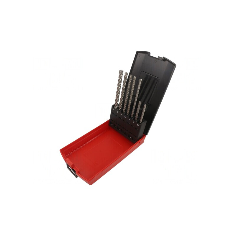 Set burghie beton SDS-Plus 7 buc. | Electronic-mag.ro | Componente Electronice Set burghie beton SDS-Plus 7 buc. | Electronic-mag.ro | Componente Electronice