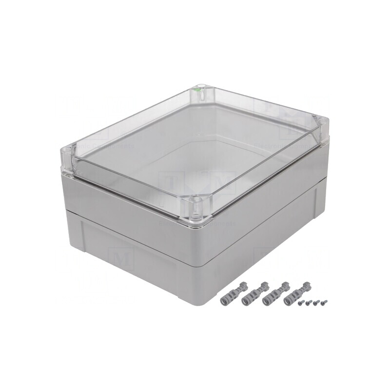 Carcasă Universală Industrială Gri 270x340x165mm | Electronic-mag.ro | Componente Electronice