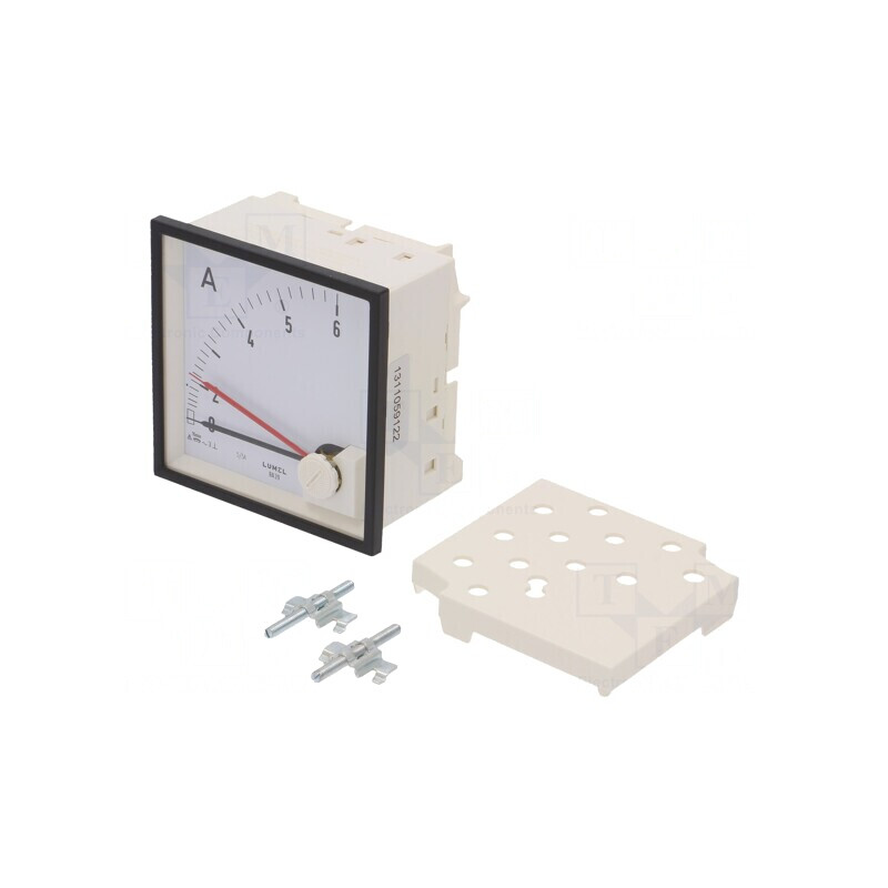 Ampermetru pe panou 0-5A 96x96mm | Electronic-mag.ro | Componente Electronice