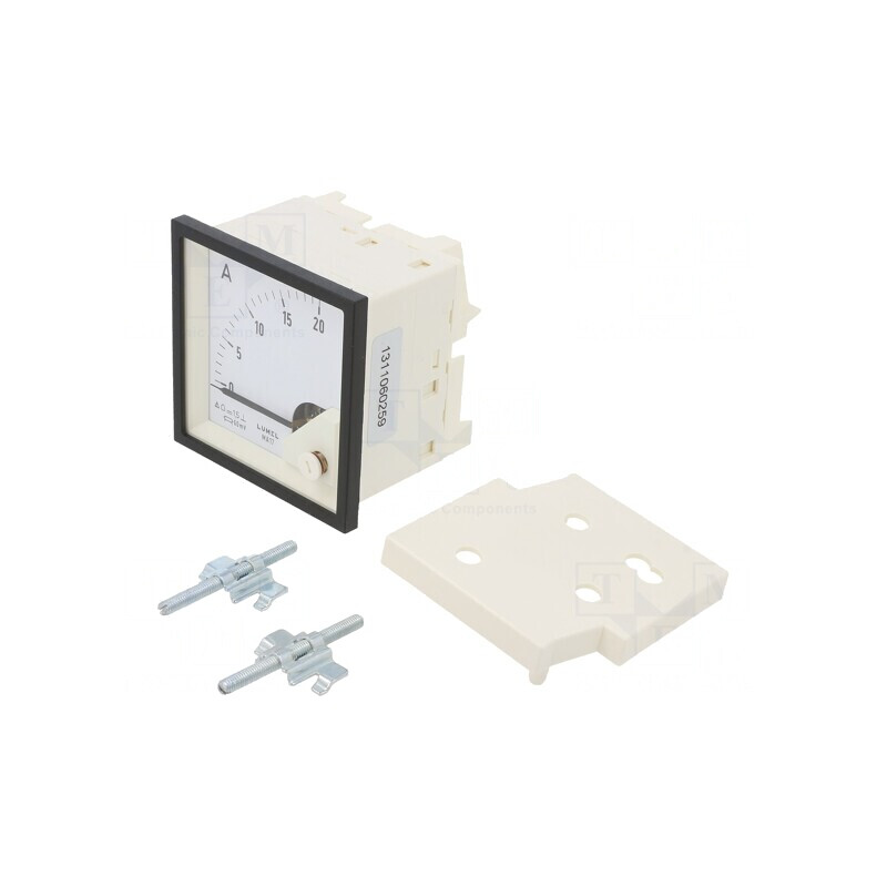 Ampermetru pe Panou DC 0-20A Clasa 1.5 61mm 600V MA17N | Electronic-mag.ro | Componente Electronice