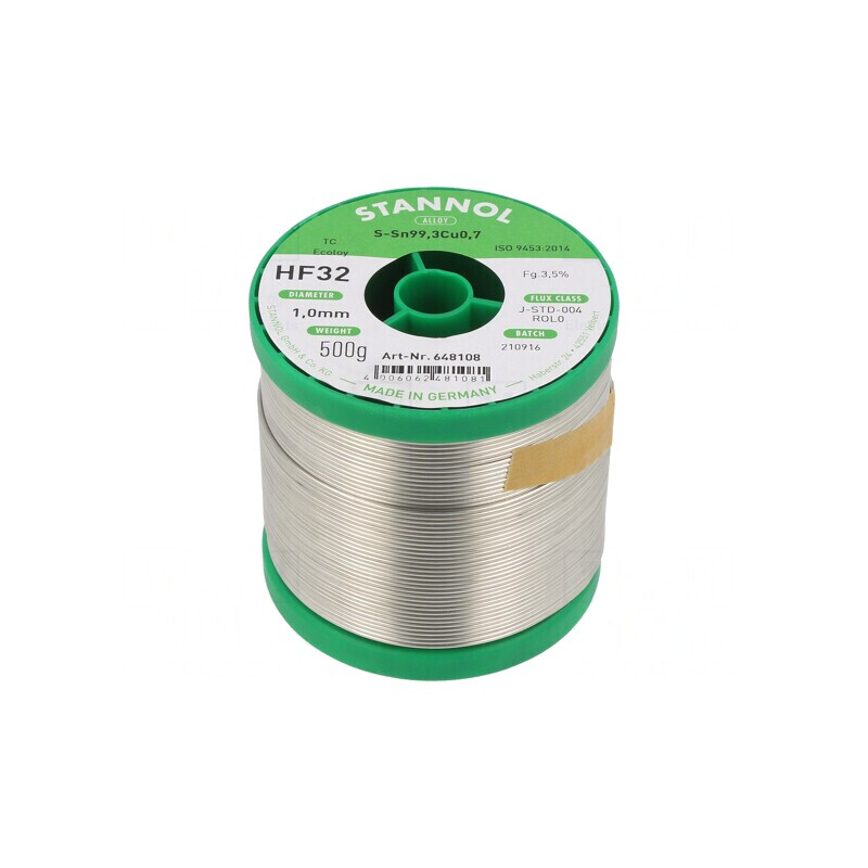 Sârmă de lipit fără plumb 1mm 0,5kg 227°C | Electronic-mag.ro | Componente Electronice