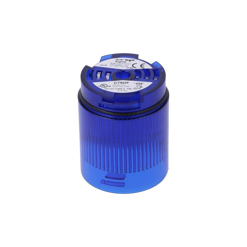 Semnalizator luminos LED albastru 24VDC IP65 Ø50x69mm | Electronic-mag.ro | Componente Electronice