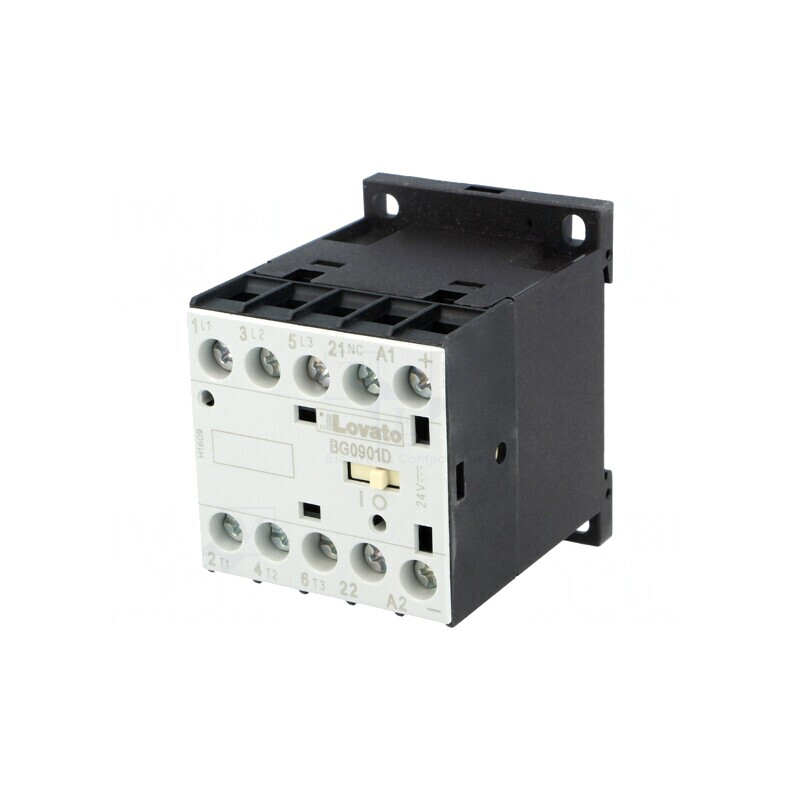Contactor 3P NO cu 3 Contacte Auxiliare NC 24VDC 9A | Electronic-mag.ro | Componente Electronice Contactor 3P NO cu 3 Contacte Auxiliare NC 24VDC 9A | Electronic-mag.ro | Componente Electronice