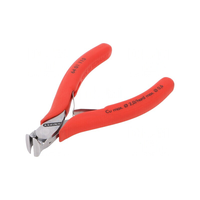 Clești frontali pentru tăiere, mânere din plastic, 115mm | Electronic-mag.ro | Componente Electronice
