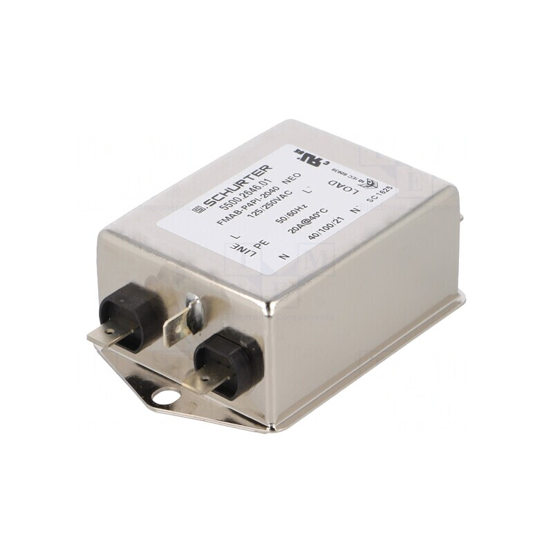 Filtru Anti-Interferențe 250VAC 30A Terminații Șurub M4 | Electronic-mag.ro | Componente Electronice Filtru Anti-Interferențe 250VAC 30A Terminații Șurub M4 | Electronic-mag.ro | Componente Electronice
