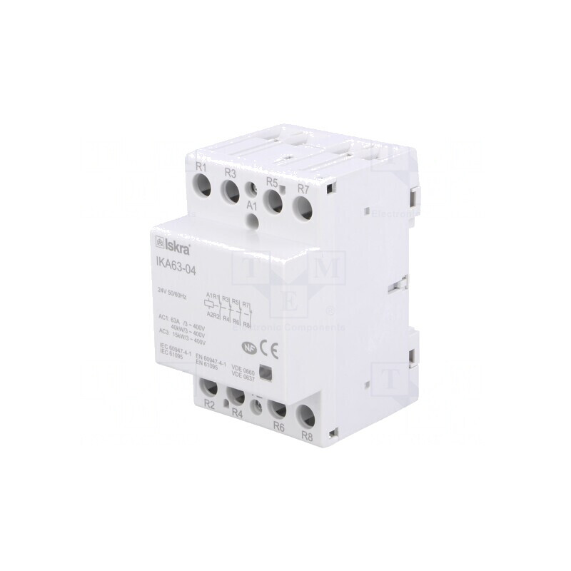 Contactor 4P 63A 24VAC NC | Electronic-mag.ro | Componente Electronice