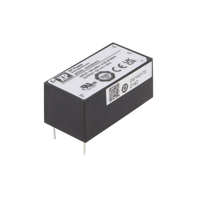Convertor AC/DC 20W 12V ECE20US12 | Electronic-mag.ro | Componente Electronice