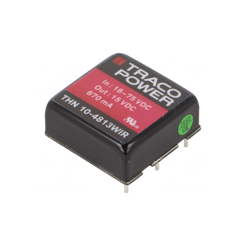 Convertor DC/DC 10W 18-75V la 15V 670mA | Electronic-mag.ro | Componente Electronice