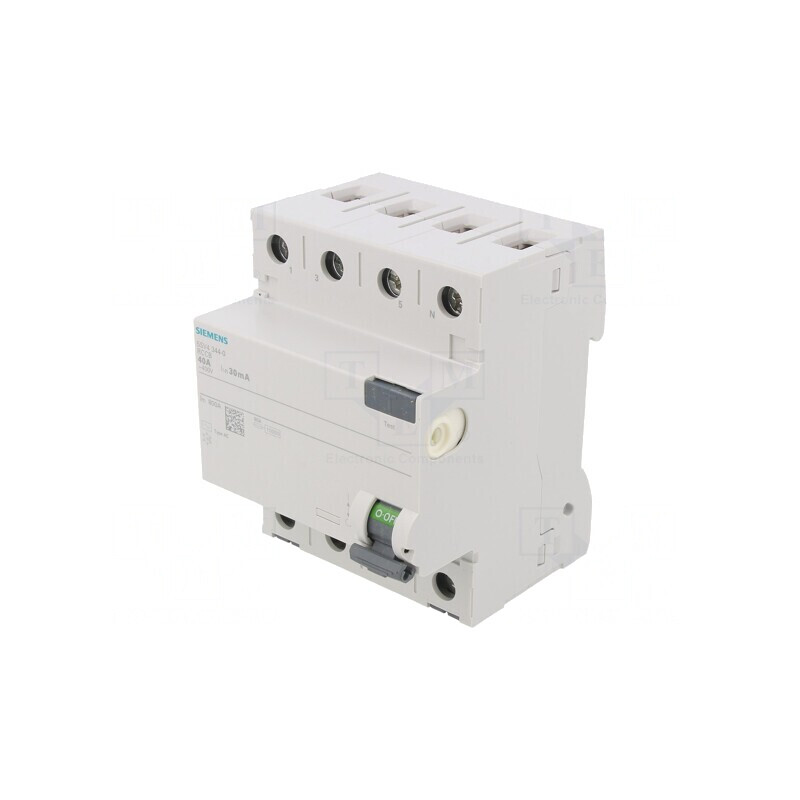 Întrerupător diferenţial 40A 30mA 3P IP20 | Electronic-mag.ro | Componente Electronice
