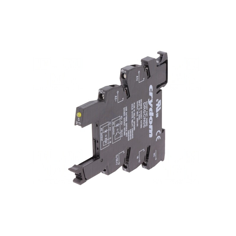 Stativ Relee Ucom 3-12VDC pentru Șină DIN Serie CN | Electronic-mag.ro | Componente Electronice
