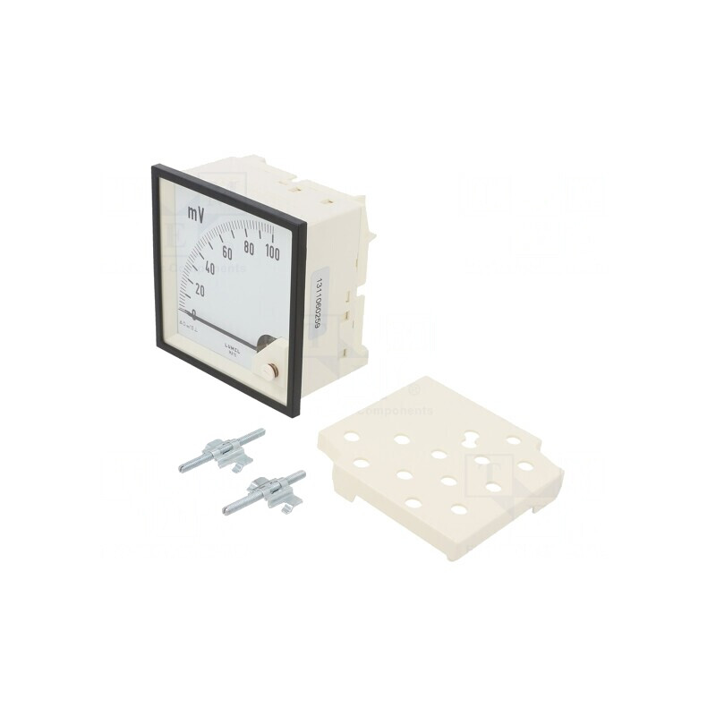 Voltmetru Panou 0-100mV 600V 96x96mm | Electronic-mag.ro | Componente Electronice