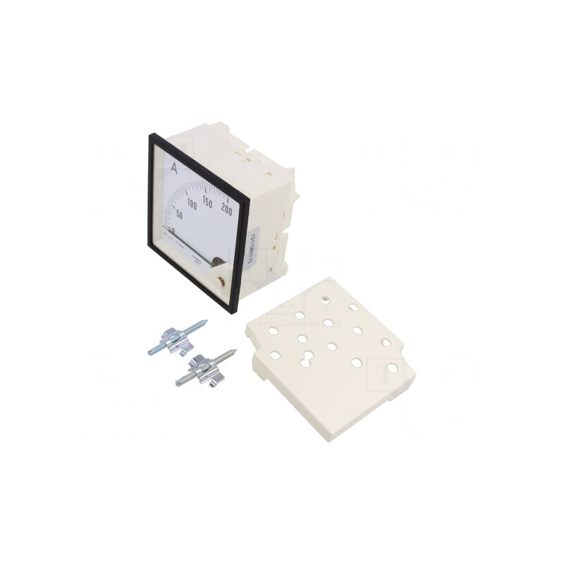 Ampermetru Panou DC 0-200A 95mm Clasa 1.5 600V | Electronic-mag.ro | Componente Electronice