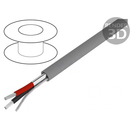 Cablu Alpha Essential C&C 2x22AWG Ecranat PVC | Electronic-mag.ro | Componente Electronice