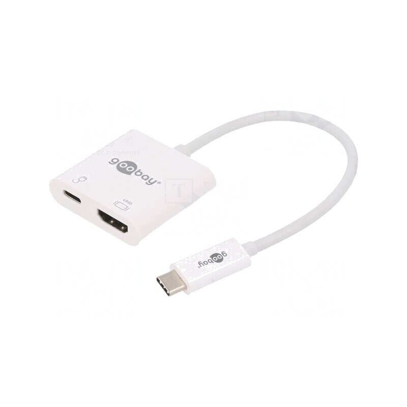 Adaptor HDMI 2.0 USB 3.0 0.15m Alb 60W | Electronic-mag.ro | Componente Electronice