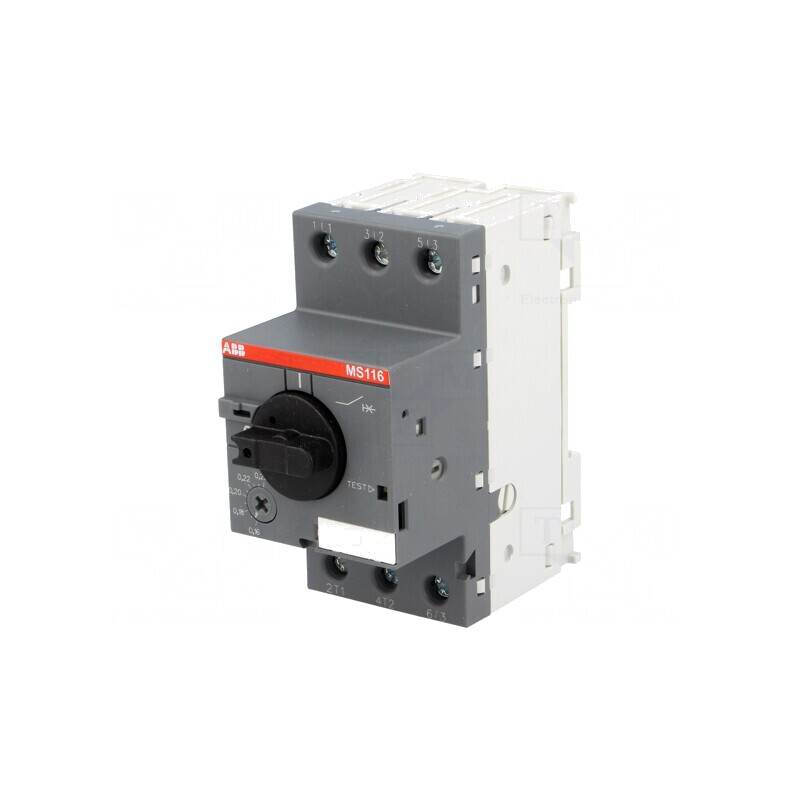 Întrerupător Motor 0,06kW 208-690VAC pentru Șină DIN IP20 | Electronic-mag.ro | Componente Electronice