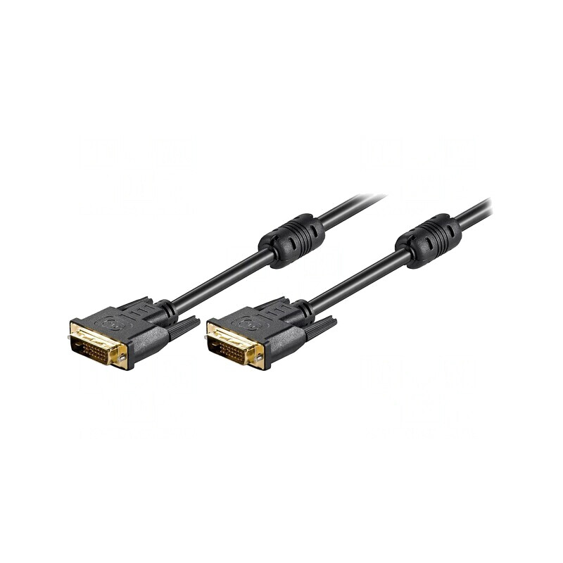 Cablu DVI-D 15m Negru | Electronic-mag.ro | Componente Electronice