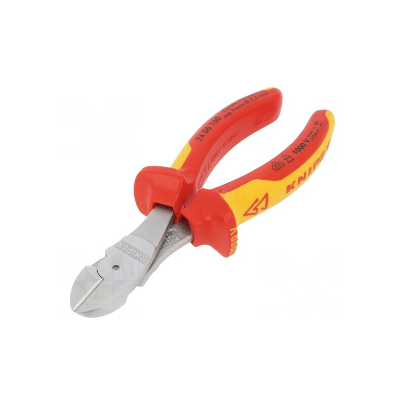 Clești Laterali Izolați 160mm pentru Tăiere Oțel 1kVAC | Electronic-mag.ro | Componente Electronice