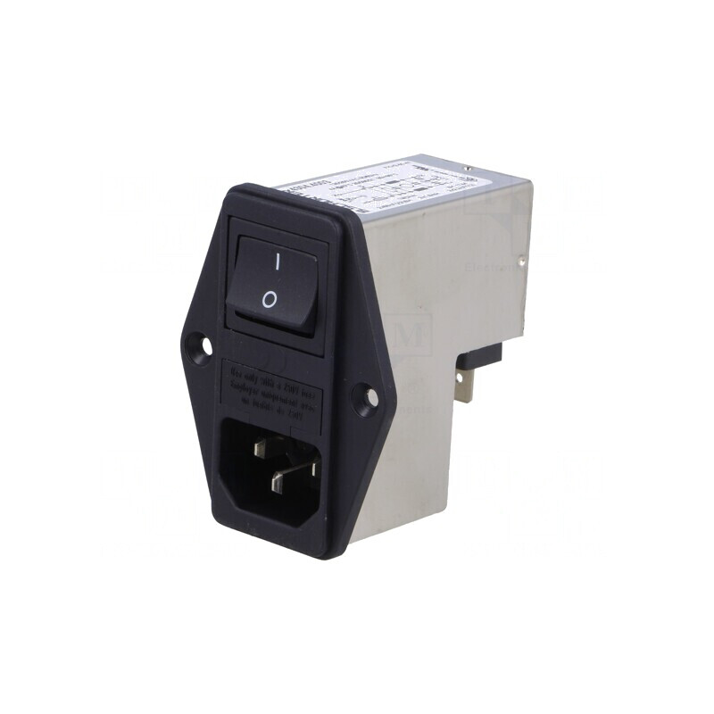 Conector Alimentare AC Soclu Tată 4A 250V 1,5mH | Electronic-mag.ro | Componente Electronice