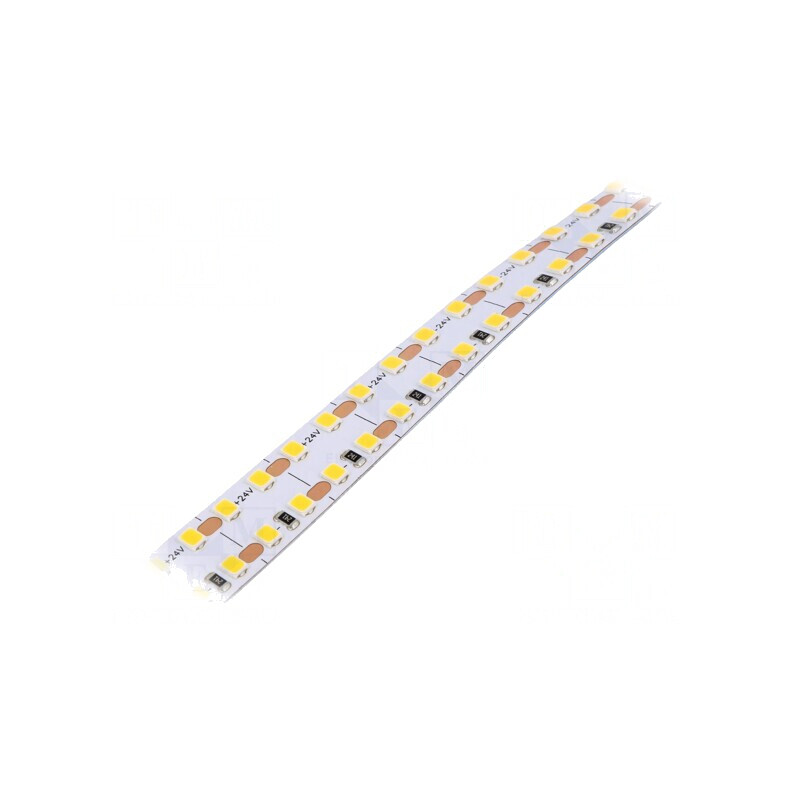 Bandă LED alb cald 24V 19,2W/m IP20 | Electronic-mag.ro | Componente Electronice