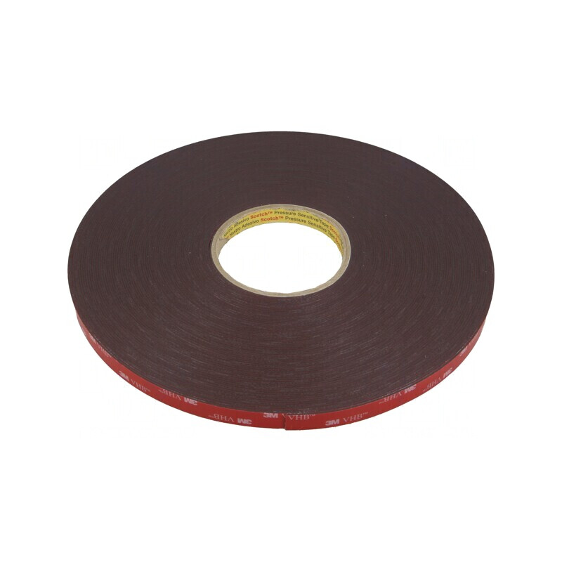 Bandă Adezivă Acrilică Gri 12mm x 33m | Electronic-mag.ro | Componente Electronice