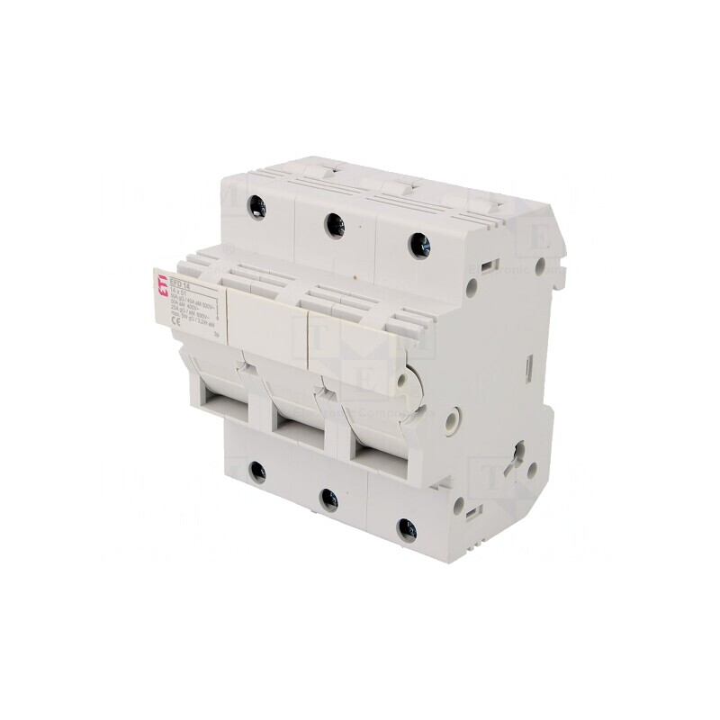 Separator cu Fuzibil 50A 690VAC 14x51mm pentru Șină DIN | Electronic-mag.ro | Componente Electronice