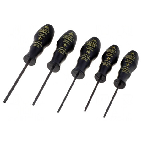 Kit şurubelniţe Torx ESD 5 buc. | Electronic-mag.ro | Componente Electronice