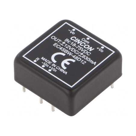 Convertor DC/DC 20W 18-75V la 12V/-12V | Electronic-mag.ro | Componente Electronice