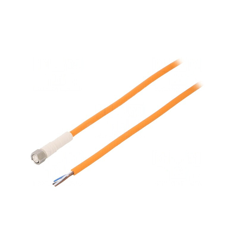 Cablu de conectare M8 4 pini 5m 60VDC | Electronic-mag.ro | Componente Electronice
